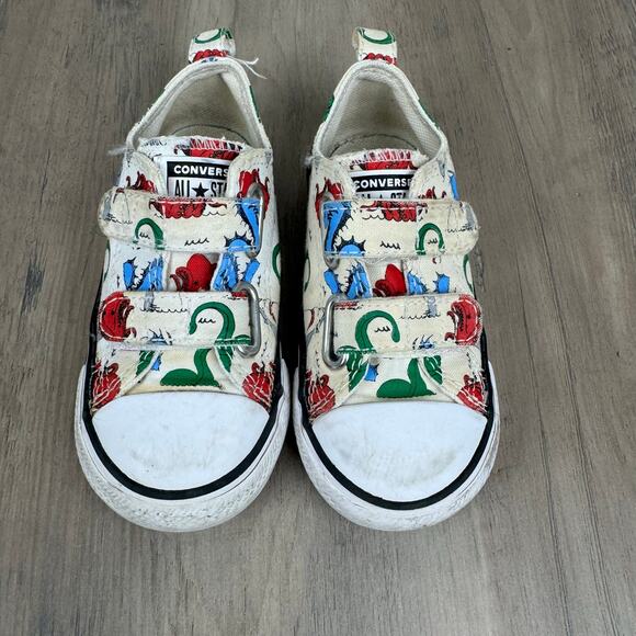 (Toddler size 7) Kids Dino Converse - Picture 1 of 6